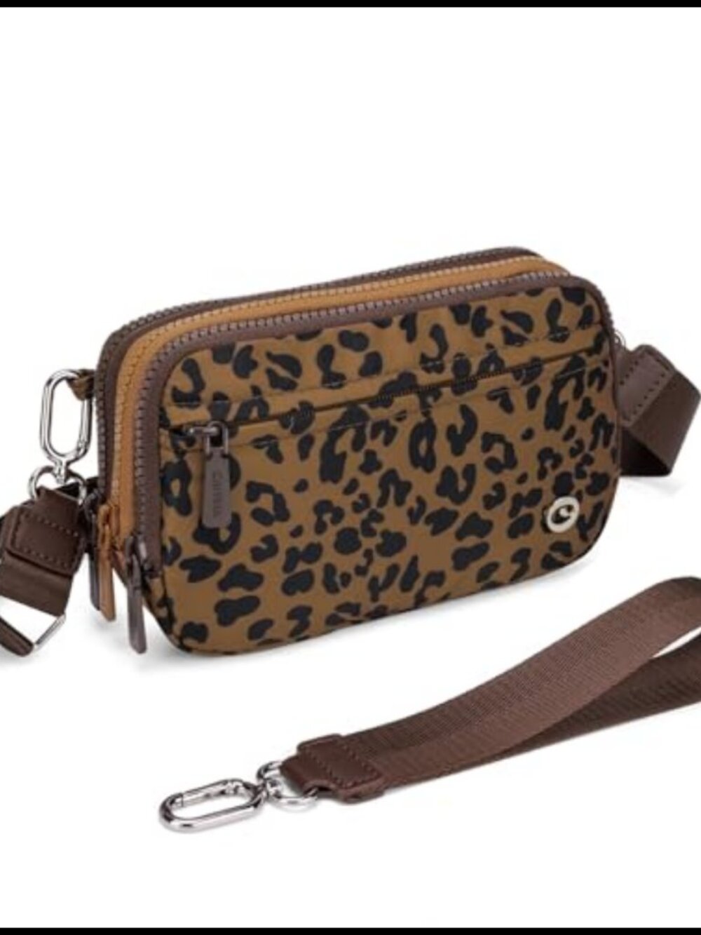 Nylon Crossbody Bag Wristlet Wallet Fanny Pack Small Shoulder Handbag